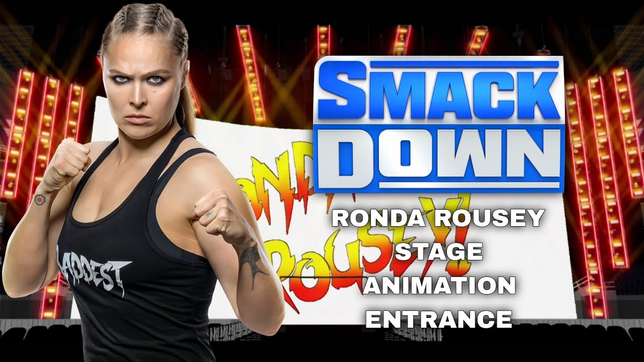 WWE RONDA ROUSEY STAGE ANIMATION ENTRANCE 2023 by WWE STAGE 2023 YouTube