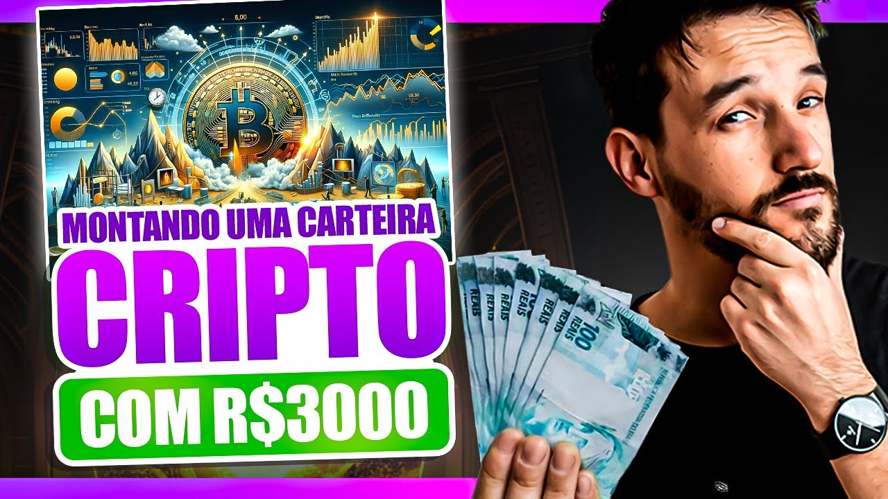 CARTEIRA CRIPTO COM R$ 3.000 PARA VALORIZAÇÃO PARA 2025 | BITCOIN E OUTRAS  7 CRIPTOMOEDAS