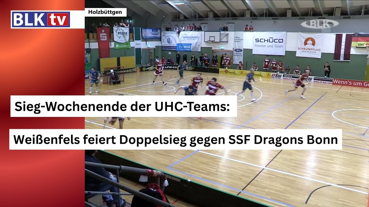 Sieg-Wochenende der UHC-Teams: Weißenfels feiert Doppelsieg gegen SSF Dragons Bonn