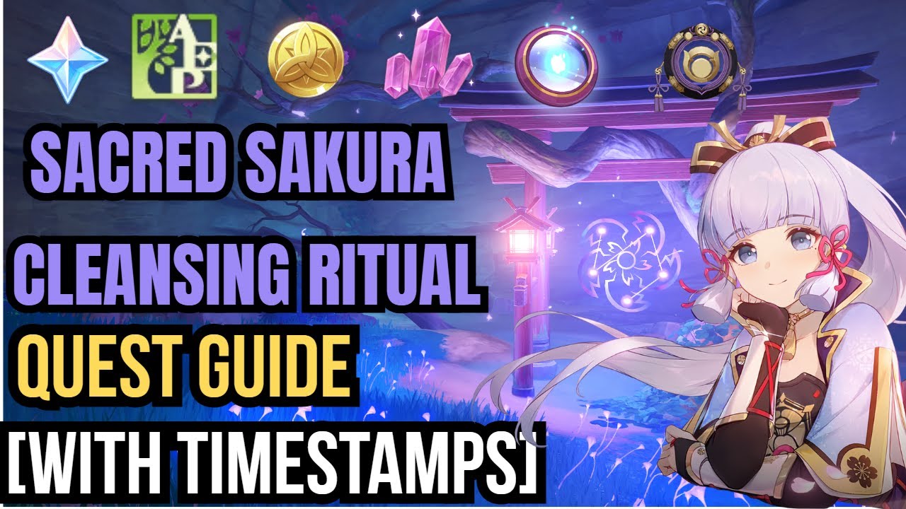 Sacred Sakura Cleansing Ritual Quest Guide | Genshin Impact [With Timestamps]