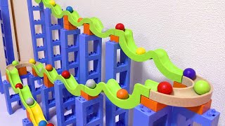 Marble Run ☆ Trix Track Wave Slope Long Course