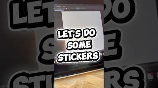 Let’s do some Stickers #streamer #sticker #plotter #draw #creative