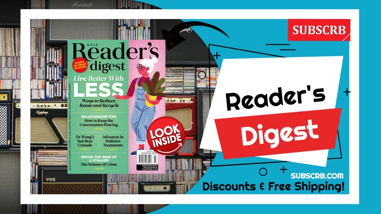 Readers Digest Asia Magazine Subscription   Malaysia Free Delivery 20 Discounts  SUBSCRB