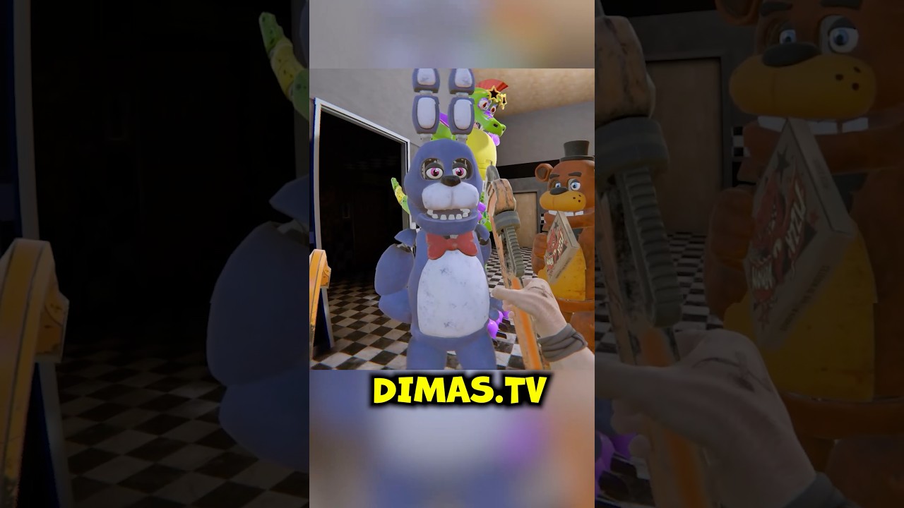 VR Гига Монти защищает охранника Бонелаб FNAF COOP BONELAB Mod Глитчтрап взломал часть 8