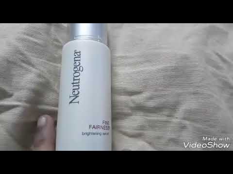 Neutrogena fine fairness brightening serum- A serum for acne marks( acne part-)