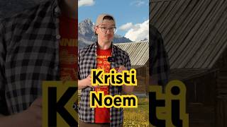 Why did Kristi Noem get fired?