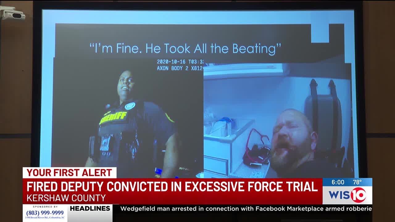 Fired Kershaw County deputy convicted in excessive force trial