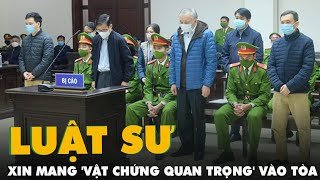 Luật sư của ông Nguyễn Đức Chung xin được mang 'vật chứng quan trọng' vào tòa