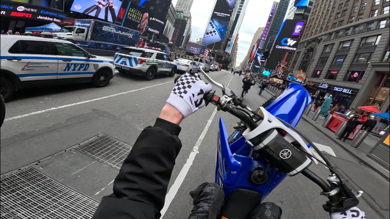 YZ125 RIDEOUT IN NEW YORK CITY