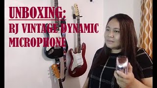 Unboxing Vintage Dynamic Microphone From Rj