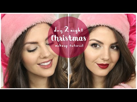 Christmas Makeup Tutorial // Day to Night // Rachael Jade