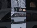 Surviving a Blizzard: Kia PV5 Glamping &amp; Cozy Campfire Meals #shorts