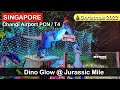 Singapore Changi Jurassic Mile | Dino Glow | Christmas 2022