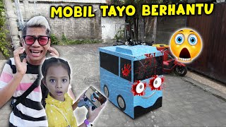 DRONE MENANGKAP MOBIL TAYO MISTERIUS BERHANTU DI DEPAN RUMAH KITA!! SEMUANYA KETAKUTAN!!