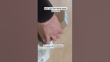 WPC HOLLOW DOOR PANEL MACHINE PVC DOOR PANEL MAKING PROCESS WPC DOOR FRAME MACHINE