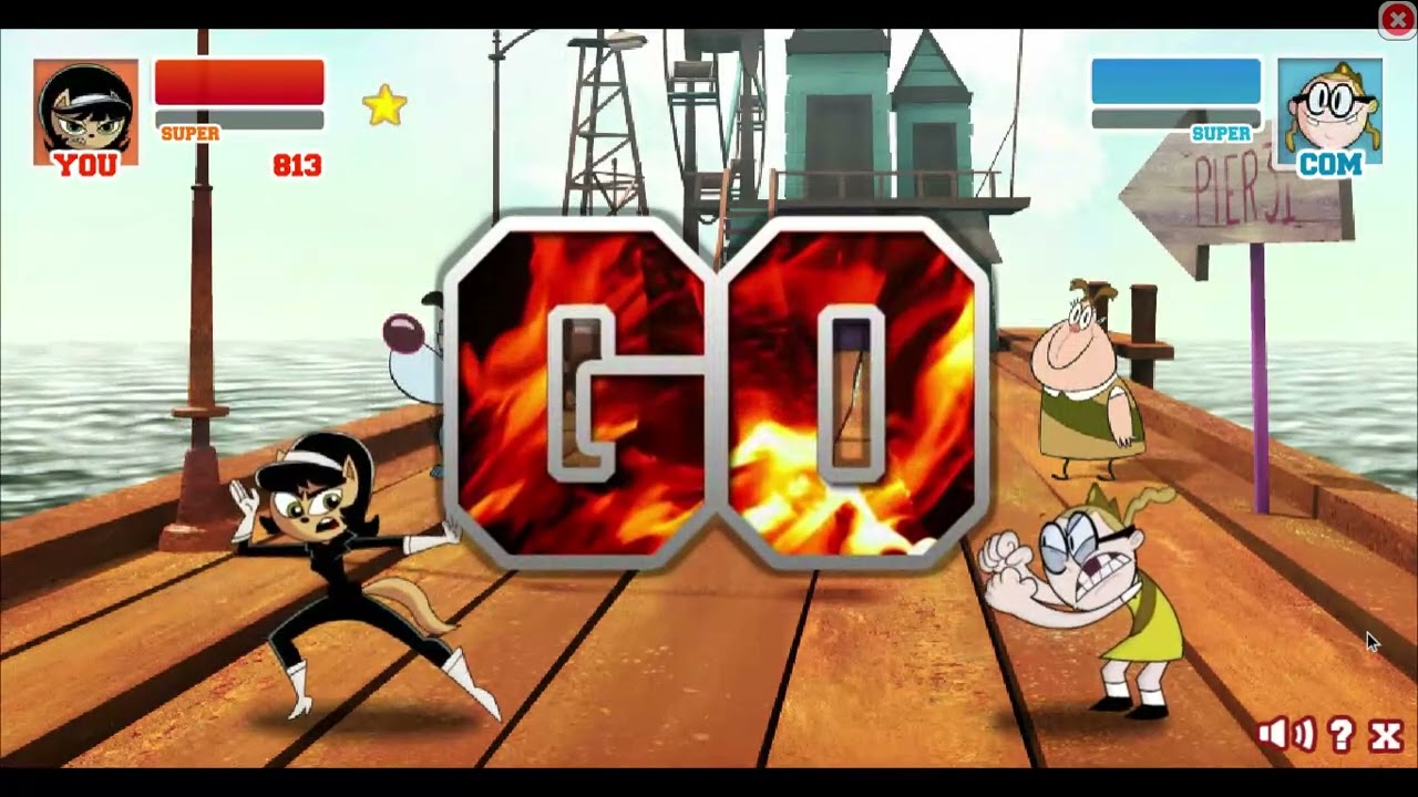 Super Brawl 2 Kitty Katswell vs Bessie