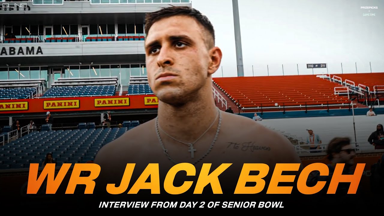 Jack Beh Senior Bowl Player-of-Week WR Jack Bech: I Like Being NASTY and ...