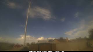 TIME LAPSE: Mid Level & Cumulus Cloud Development September 27, 2025