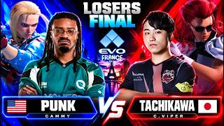 Full Street Fighter 6 🔥 PUNK (Cammy) vs TACHIKAWA (C.Viper) 🔥 EVO FRANCE 2026 – Losers Final News