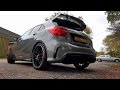 2015/16 Mercedes A45 AMG Sports exhaust: Start-up, revs and acceleration.