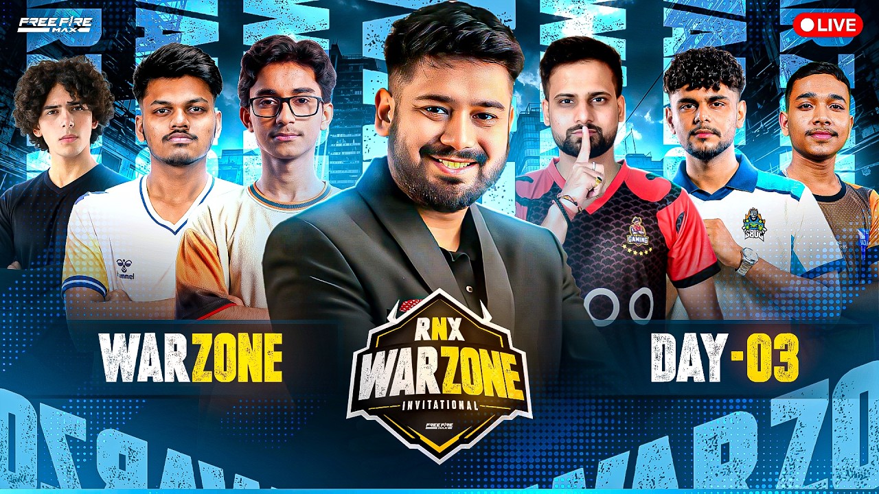 RNX WARZONE INVITATIONAL  | Counter Day 2 #freefire #freefirelive #gyangaming
