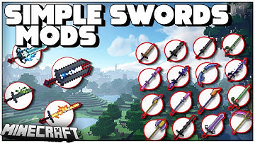 SIMPLE SWORDS MOD REVIEW! - FIGHTING 20 WITCHES WASN