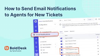 How to Send Email Notifications to Agents for New Tickets