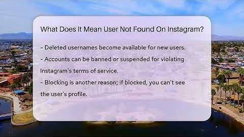 What Does It Mean User Not Found On Instagram? - Everyday-Networking