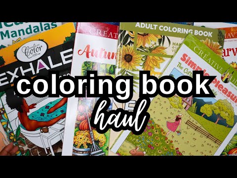 Adult Coloring Book Haul With Flips | What I Bought In August 2023