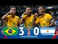 Brasil 3 x 0 argentina neymar x messi  2018 world cup qualifiers extended goals  highlights