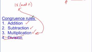 Linear Congruences
