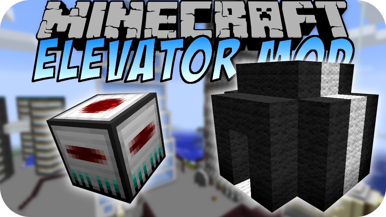 Minecraft Elevator Mod Aufzug Fahrstuhl Deutsch Youtube