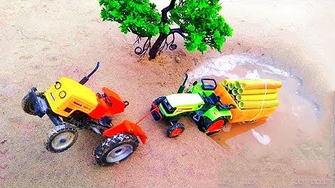 diy tractor stuck in mud mini science project | bota Part 25 || @topminiloading1935
