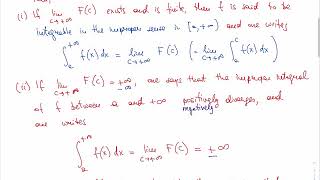 Lecture 14, dec 14. Part 1/6. Improper integrals: characters