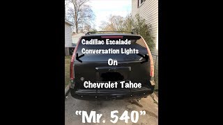 Escalade Conversion Tail Lights On Chevrolet Tahoe Escalade Conversion Tail Lights On Chevrolet Tahoe