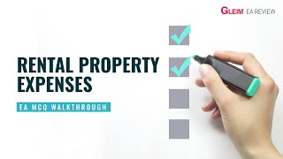 Information Free EA Exam Practice Questions | Pt 2 — Rental Property Expenses News
