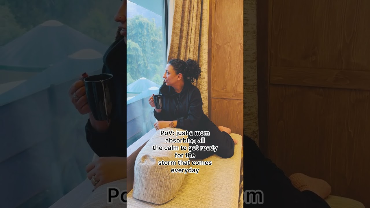 POV: A Mom’s Quiet Moment Before the Chaos | Mom Life Relatable