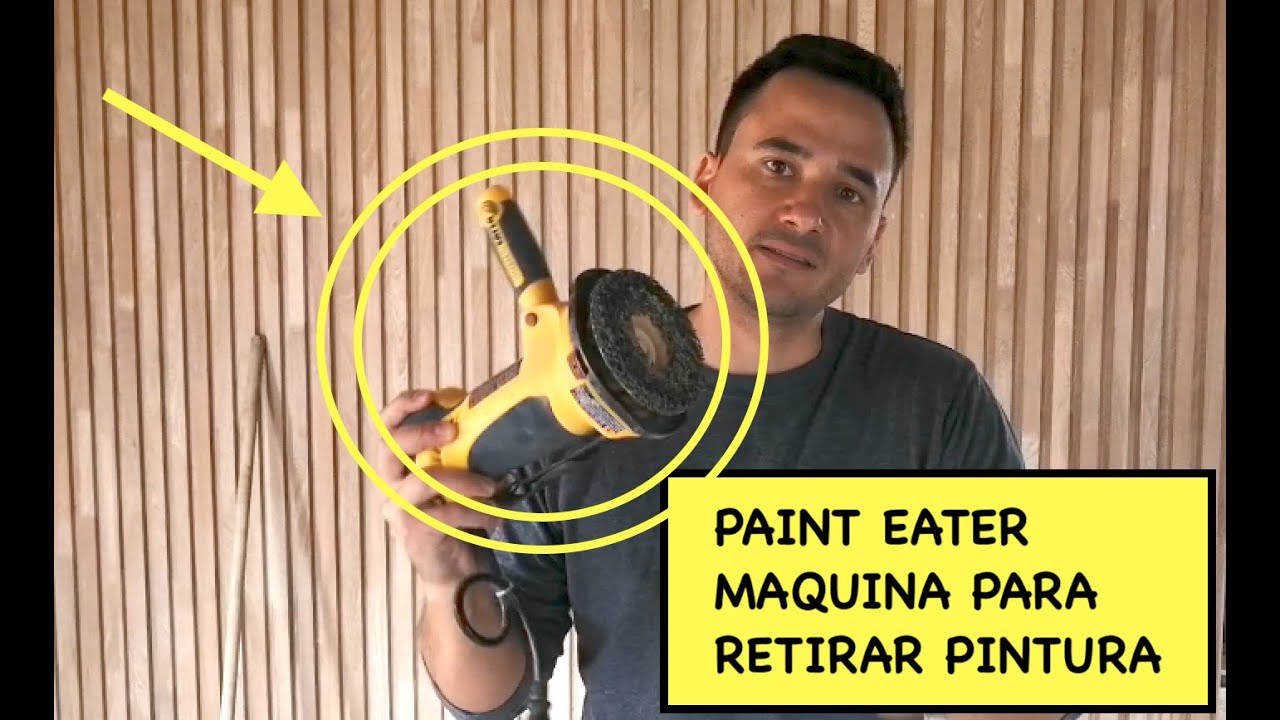 Como retirar pintura de un techo utilizando Paint Eater de Wagner YouTube