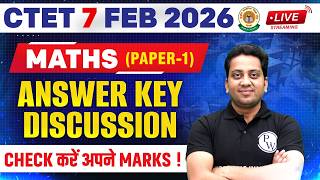 CTET Maths Paper 1 Answer Key 2026 | CTET 7 FEB Paper Analysis | CTET Maths Paper 1 Analysis 2026