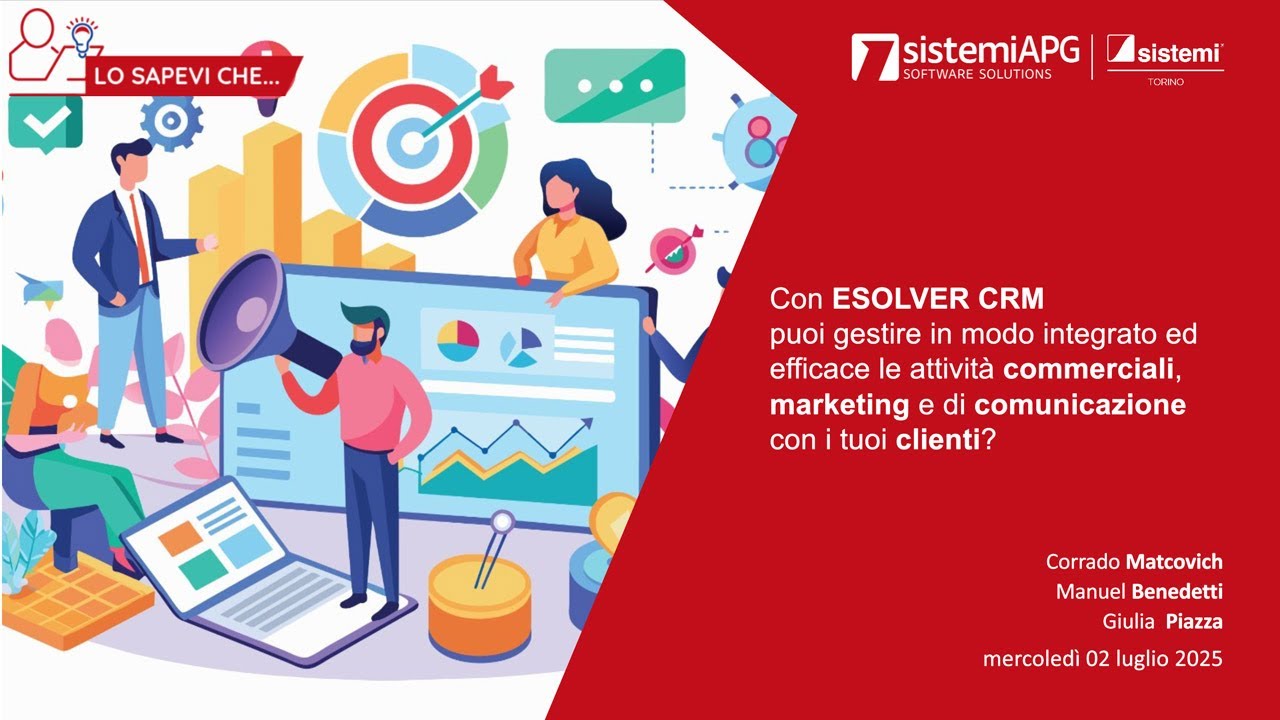 Lo sapevi che - ESOLVER CRM