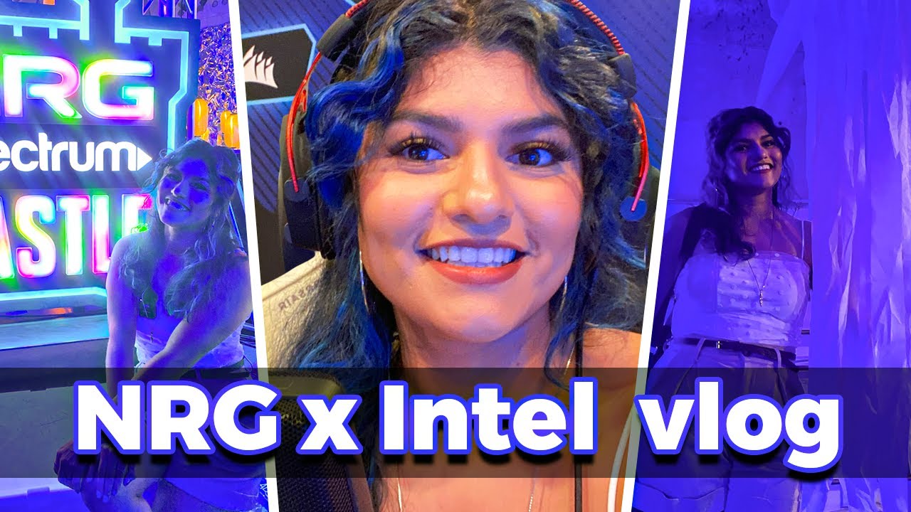 NRG LAN Vlog | Intel x NRG Night Market | Vlog For Gamers | CuteNoob
