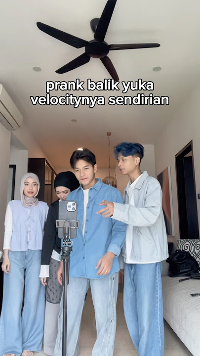 PRANK YUKA VELOCITY ALONE😱SHE WAS EMBARRASSED AND VERY ANGRY