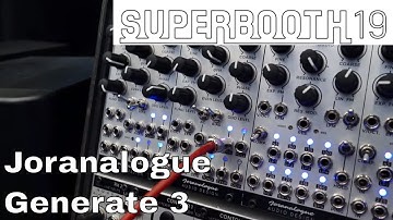 Superbooth 2019 : Joranalogue Generate 3 Through-Zero Multiphonic Signal Generator