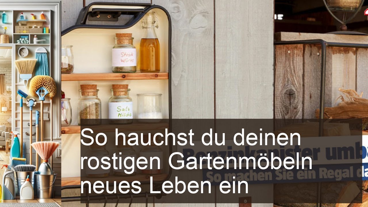So entfernst du Rost von deinen Gartenmöbeln Cleanipedia Cleanipedia ...