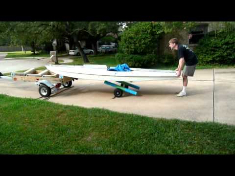 small boat dolly - youtube