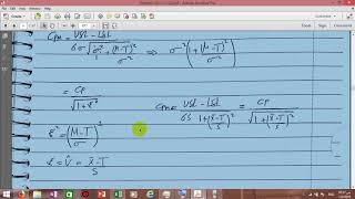 Quality Control CH8 Process capability