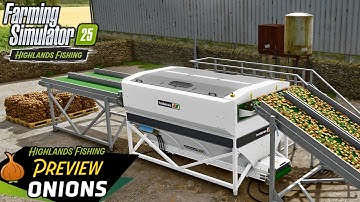 Hoe werken uien? Nieuwe producties? - Highlands Fishing Expansion | Farm Sim 25