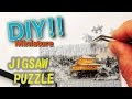 DIY/Miniature clay puzzle(actually works!!)ミニ 樹脂粘土パズルの作り方