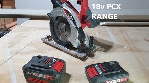 Review van elektrisch gereedschap: Ozito / Einhell 18v cirkelzaag