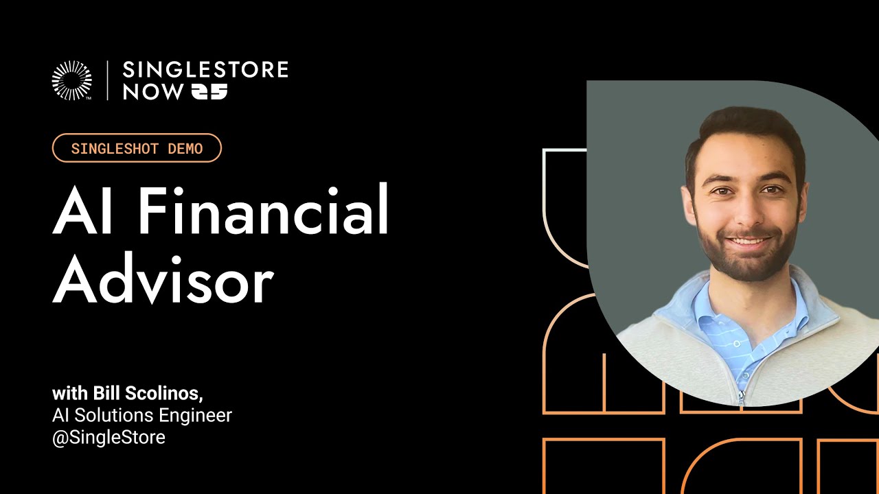 AI Financial Advisor Demo: Real-Time Portfolios & Market Insights | SingleStore Now 2025